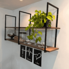 Prateleira Grande Suspensa Nicho Cozinha Estilo Industrial -