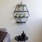 Prateleira Hexa Preta