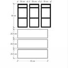 Prateleira Industrial Com Três Níveis Cor Amadeirado 68x30x90