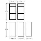 Prateleira Industrial Com Três Níveis Cor Branco 68x30x60