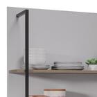 Prateleira Industrial Cozinha Dupla Com Painel Flora M24 Frei
