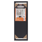 Prateleira Industrial Dupla de Madeira MDP Preta 60x24x70cm com Suporte Visível Brasforma