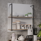 Prateleira Industrial Dupla Cozinha Suspenso Painel Eri 70 5c
