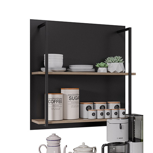 Prateleira Industrial Dupla Cozinha Suspenso Painel Eri 70 5c