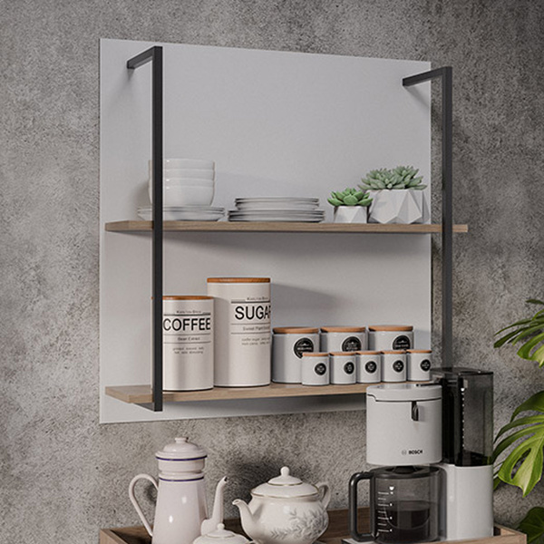 Prateleira Industrial Dupla Cozinha Suspenso Painel Eri 70 5c