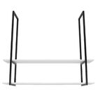 Prateleira Industrial Dupla Teto Ou Parede 100cm Pb Un