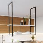 Prateleira Industrial Dupla Teto Ou Parede 100cm Pb Un