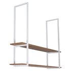 Prateleira Industrial Dupla Teto Ou Parede 60cm Bm Un