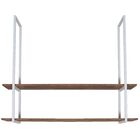 Prateleira Industrial Dupla Teto Ou Parede 60cm Bm Un