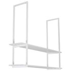 Prateleira Industrial Dupla Teto Ou Parede 80cm Bb Un