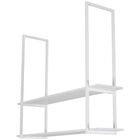 Prateleira Industrial Dupla Teto Ou Parede 80cm Bb Un