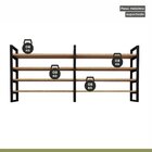 Prateleira Industrial Em Aço E Mdf 1,01mx40cmx1,80m Moderna Y
