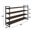 Prateleira Industrial Em Aço E Mdf 1,01mx40cmx90cm Moderna Ye