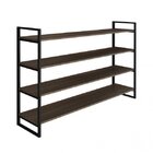 Prateleira Industrial Em Aço E Mdf 1,01mx40cmx90cm Moderna Ye