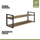 Prateleira Industrial Em Aço E Mdf 40cmx40cmx90cm Moderna Yes