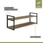 Prateleira Industrial Em Aço E Mdf 40cmx40cmx90cm Moderna Yes