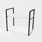 Prateleira Industrial Parede Ou Suspensa Aço E Madeira 50x40x