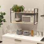 Prateleira Industrial Parede Ou Suspensa Aço E Madeira 50x40x