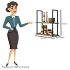 Prateleira Industrial Platinum Decor