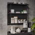 Prateleira Industrial Tripla Cozinha Suspenso De Parede Emi 7