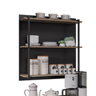 Prateleira Industrial Tripla Cozinha Suspenso Painel Emi 70 5