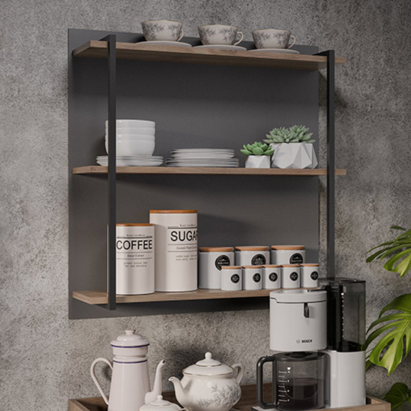 Prateleira Industrial Tripla Cozinha Suspenso Painel Emi 70 5