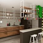 Prateleira Industrial Tripla Teto Ou Parede 100cm Bm Un