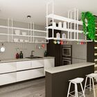 Prateleira Industrial Tripla Teto Ou Parede 80cm Bb Un