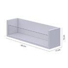 Prateleira Infantil Casinha Divicar Móveis Branco Acetinado