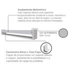 Prateleira Infantil De Livros E Decoração Cinza Cristal