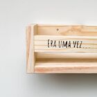 Prateleira Infantil ''era Uma Vez...'' Para Livros E Pratelei