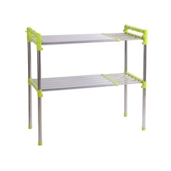 Prateleira Inox Organizador De Cozinha Banheiro Estante Ajust