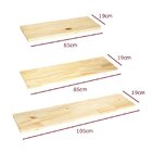 Prateleira Invisível Multiuso De Madeira Pinus Para Parede St