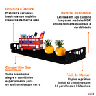 Prateleira Jeep Willys Decorativa Em Mdf 20x60cm - Wp Connect