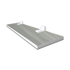 Prateleira Linha Furta-cor Com Borda De Pvc Branco 60x15cm