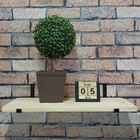 Prateleira Madeira De Pinus 60x20 Com Mão Francesa