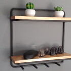 Prateleira Madeira Ferro Suspensa