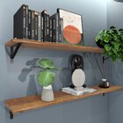 Prateleira Madeira Maciça  Decorativa Em Pinus 20x120cm