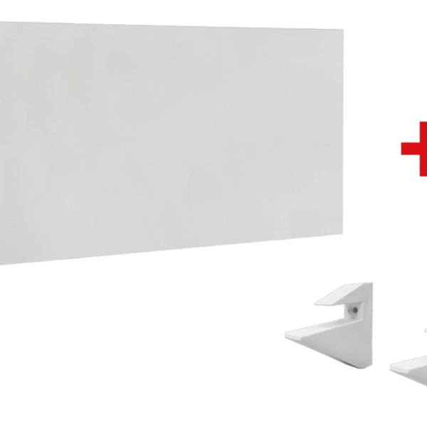 Prateleira Mdp 60x30 + Suporte Em Abs Brasforma Kpbb60x30