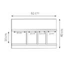 Prateleira Modern Office Marrom