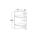 Prateleira Modular Hinz - Rosa New - M117