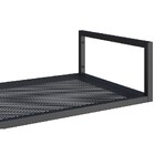 Prateleira Módulo De Banheiro Montado Em Alumínio Preto 80cm