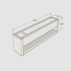 Prateleira Montessoriana P/ Livros 40cm - Branco