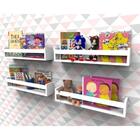 Prateleira Montessoriana P/ Livros 50cm - Branco C/4 Un