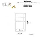 Prateleira Multiuso Branco Em Mdf