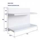 Prateleira Multiuso Branco Pr 012 - Completa Móveis