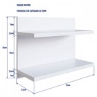 Prateleira Multiuso Branco Pr 032 - Completa Móveis