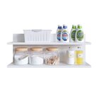 Prateleira Multiuso Dupla 90cm Com Suporte Invisível Completa