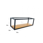 Prateleira Multiuso Jardim Cozinha Banheiro Estilo Industrial