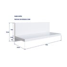 Prateleira Multiuso Simples 54cm Com Suporte Invisível Comple